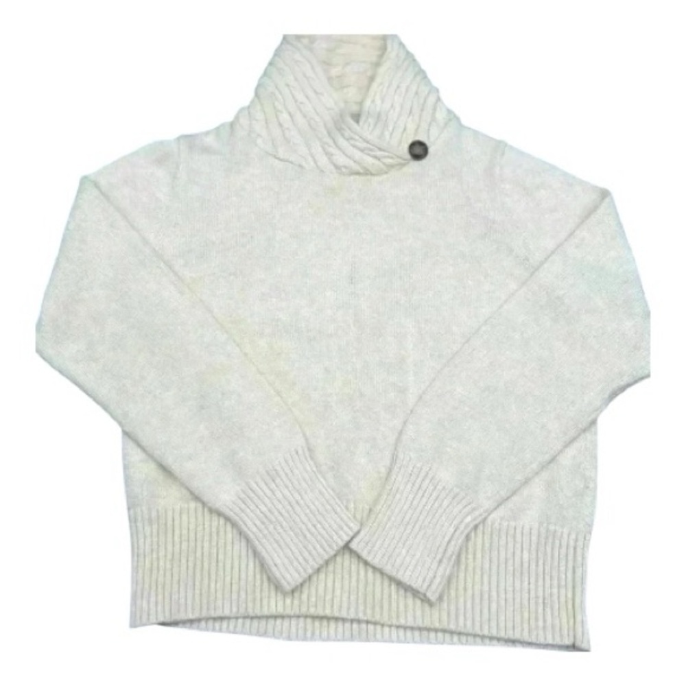 Jeanne Pierre Timeless Soft Collared Sweater Large